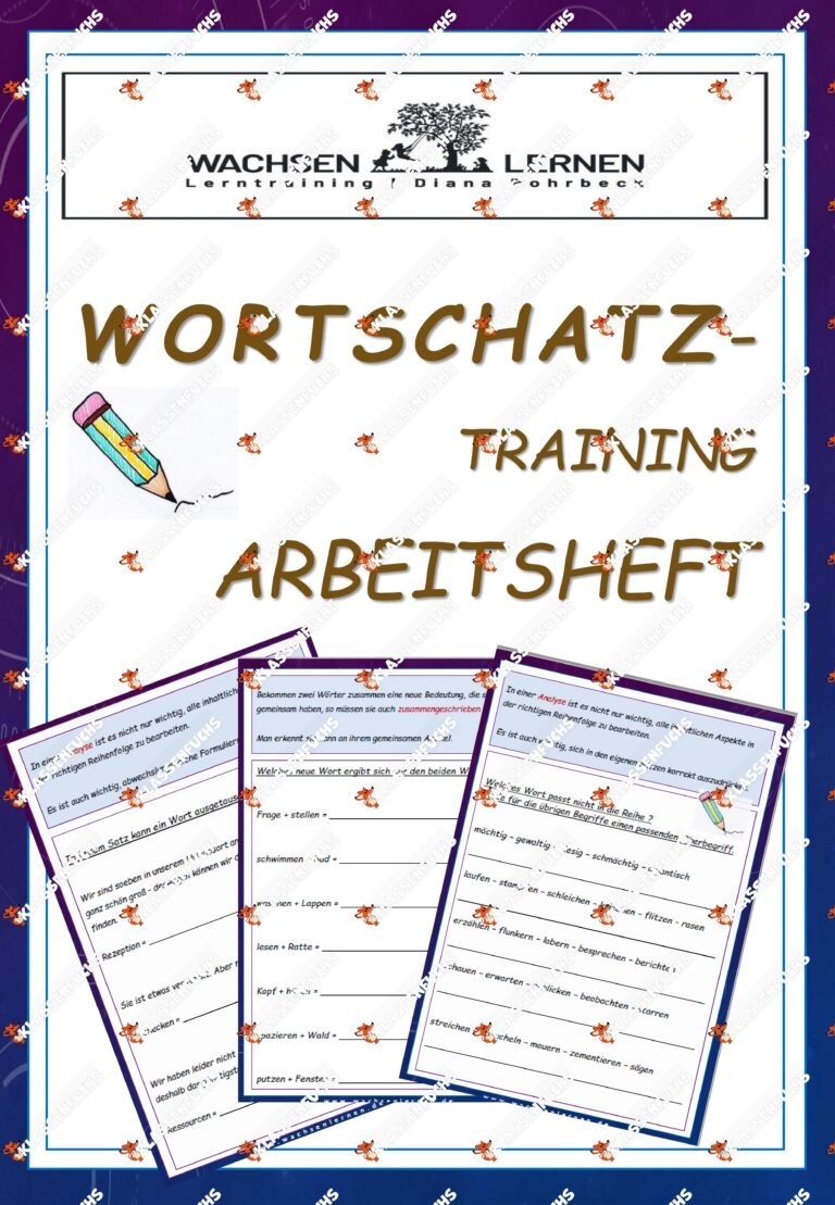 Lerntraining: Wortschatztraining – interaktiv